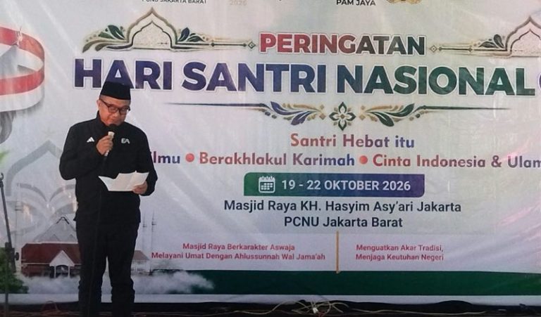 Lomba Hadroh Hari Santri Nasional di Masjid Raya Hasyim Asy’ari di Buka Erwin Aksa anggota DPR RI